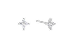  Sunny Sparkler - Oorstekers - Zilver / Gerodineerd - Zirkonia